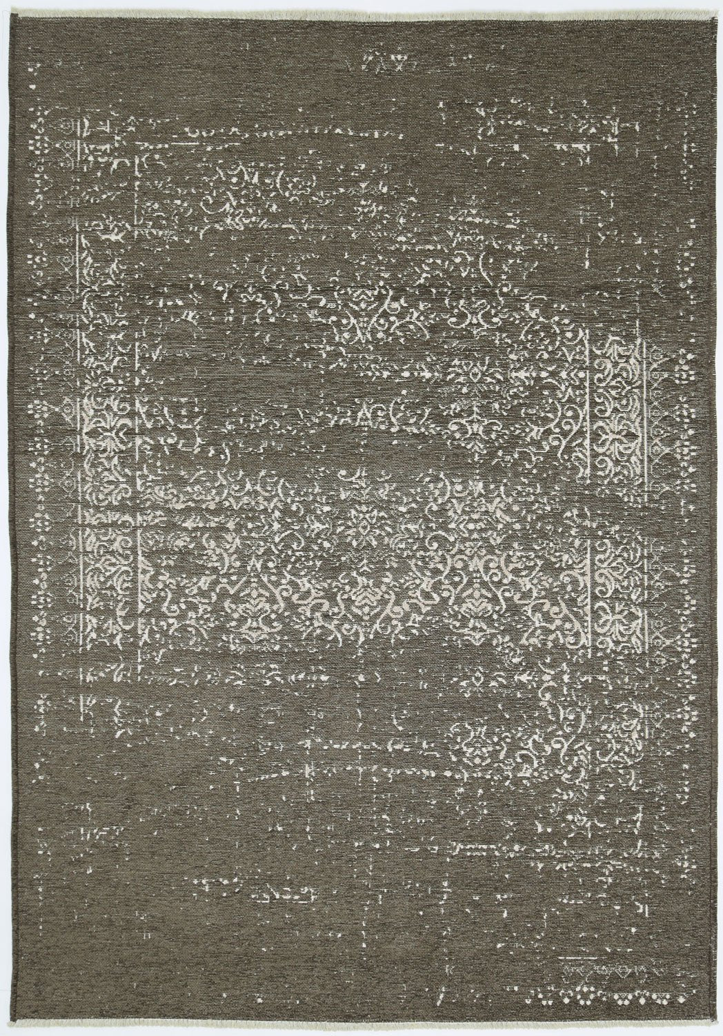Rustic Vintage Distressed 2 in 1 Reversible Rug Beige - Floorsome - Modern - RUST8036123BEIG - Modern