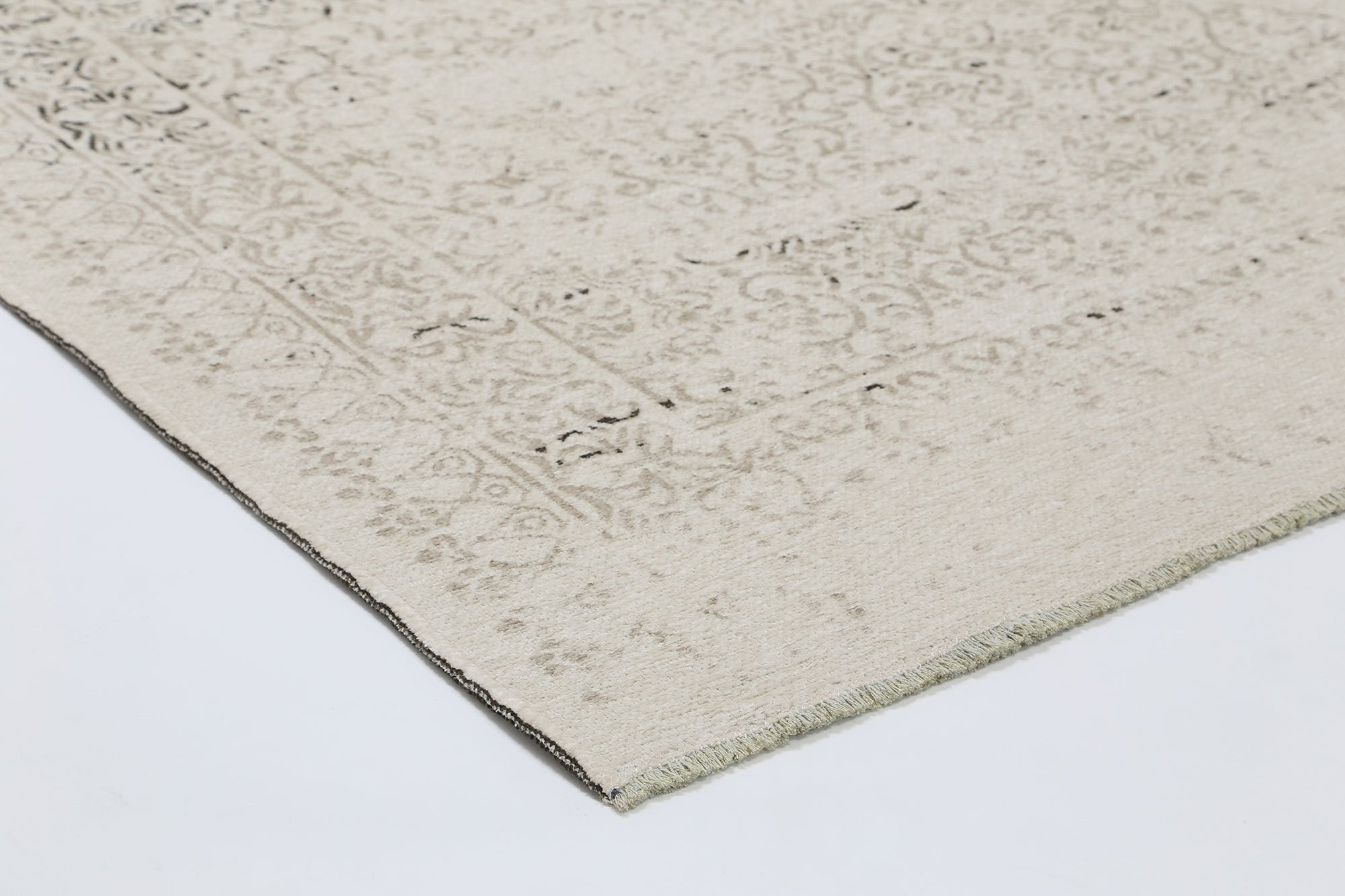 Rustic Vintage Distressed 2 in 1 Reversible Rug Beige - Floorsome - Modern - RUST8036123BEIG - Modern