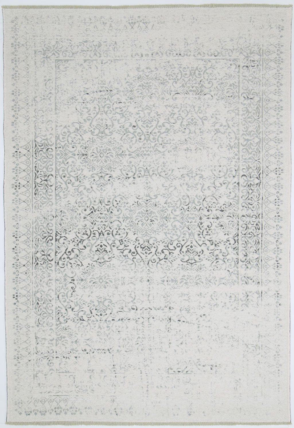 Rustic Vintage Distressed 2 in 1 Reversible Rug Grey - Floorsome - Modern - RUST8036123GREY - Modern