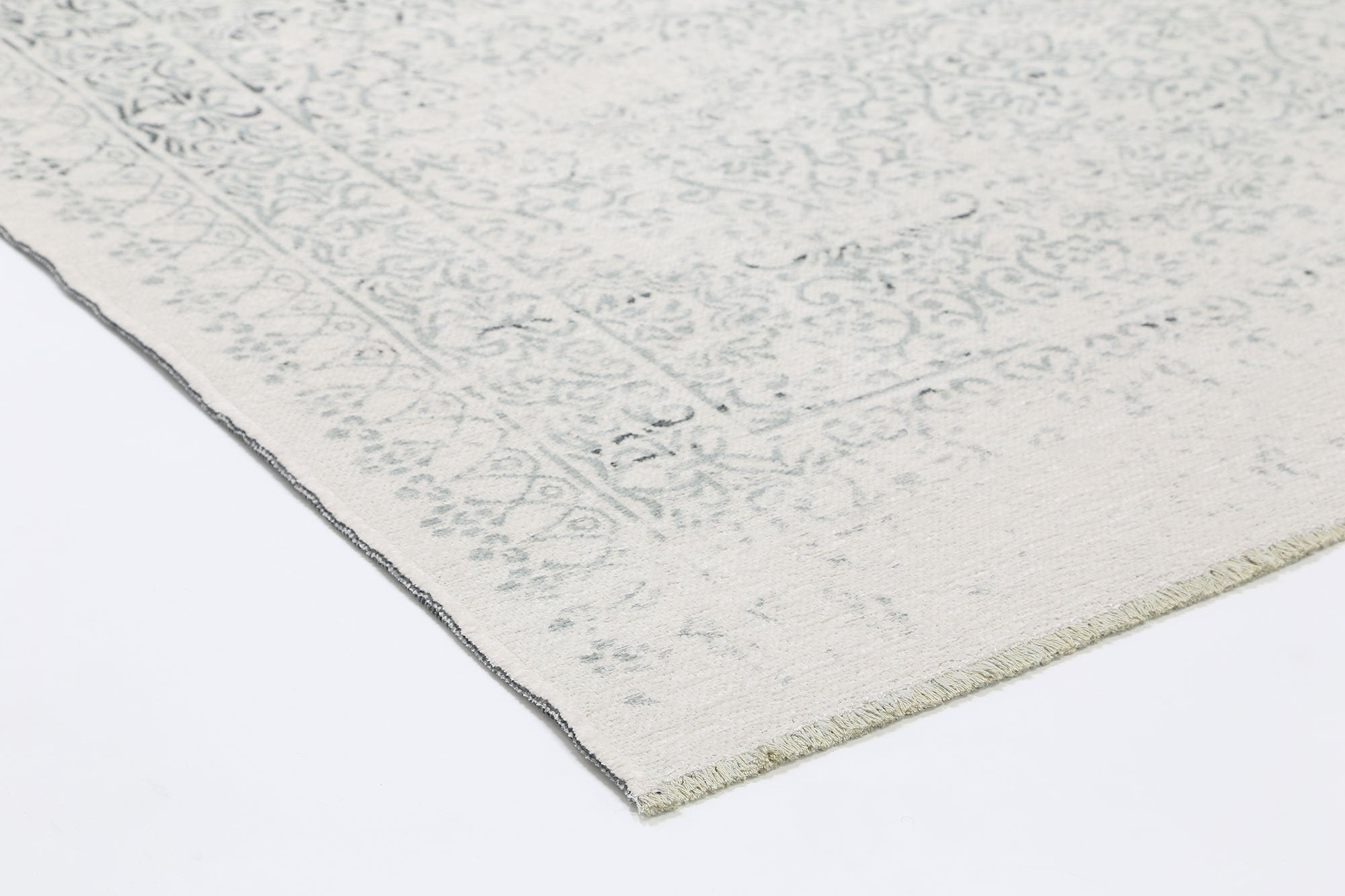 Rustic Vintage Distressed 2 in 1 Reversible Rug Grey - Floorsome - Modern - RUST8036123GREY - Modern