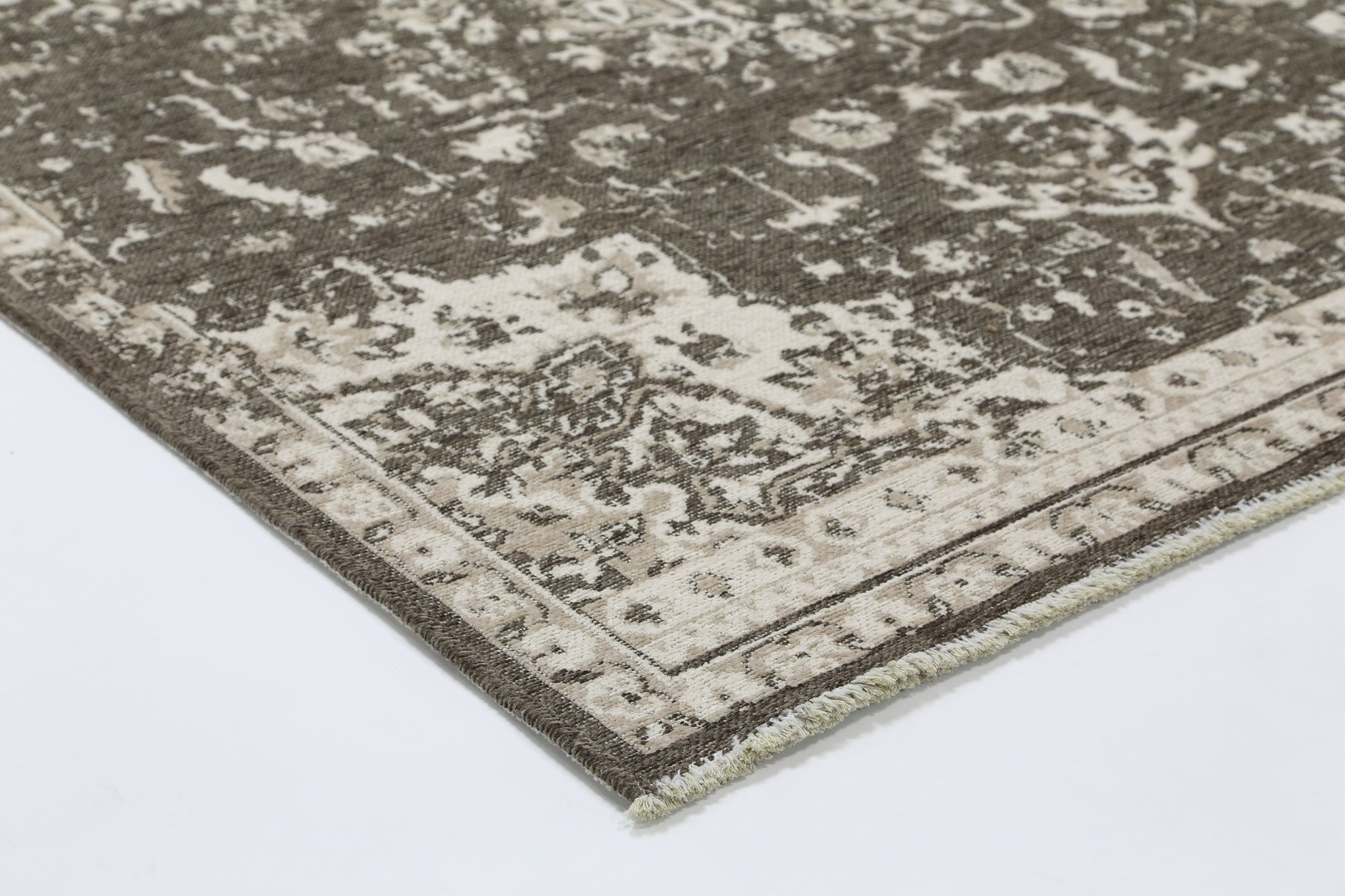 Rustic Vintage Motif, 2 in 1 Reversible Rug Beige - Floorsome - Modern - RUST8036120BEIG - Modern