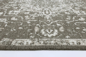 Rustic Vintage Motif, 2 in 1 Reversible Rug Beige - Floorsome - Modern