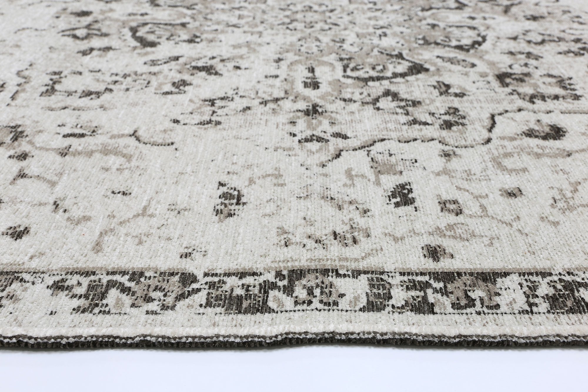 Rustic Vintage Motif, 2 in 1 Reversible Rug Beige - Floorsome - Modern - RUST8036120BEIG - Modern