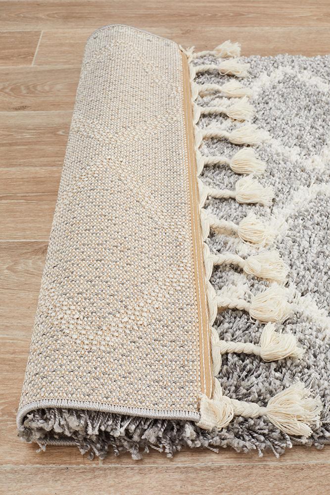 Saffron 11 Silver Runner Rug - Floorsome - MODERN - SAF - 11 - SIL - 200X80 - MODERN