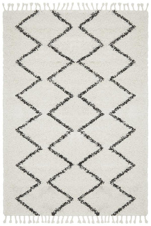 Saffron 11 White Rug - Floorsome - MODERN