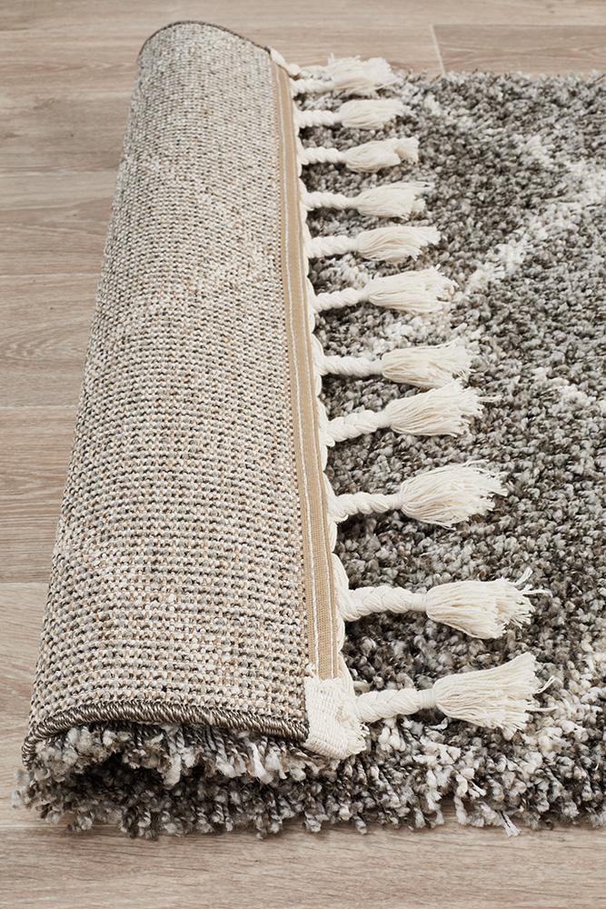 Saffron 22 Grey Runner Rug - Floorsome - MODERN - SAF - 22 - GRY - 200X80 - MODERN