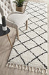 Saffron 22 White Runner Rug - Floorsome - MODERN - SAF - 22 - WHT - 200X80 - MODERN
