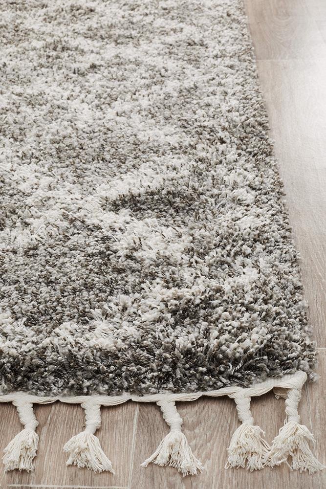 Saffron 33 Grey Runner Rug - Floorsome - MODERN - SAF - 33 - GRY - 200X80 - MODERN