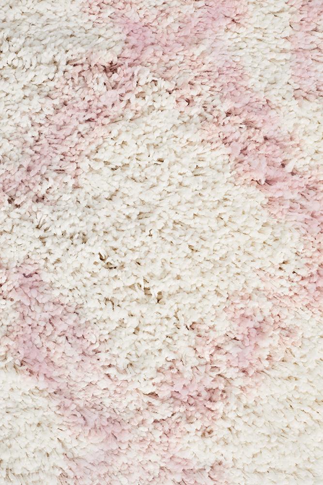 Saffron 33 Pink Runner Rug - Floorsome - MODERN - SAF - 33 - PNK - 200X80 - MODERN