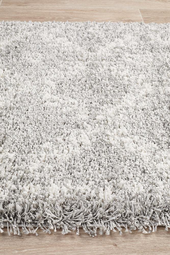 Saffron 33 Silver Runner Rug - Floorsome - MODERN - SAF - 33 - SIL - 200X80 - MODERN