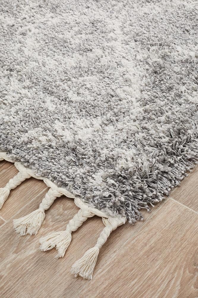 Saffron 33 Silver Runner Rug - Floorsome - MODERN - SAF - 33 - SIL - 200X80 - MODERN