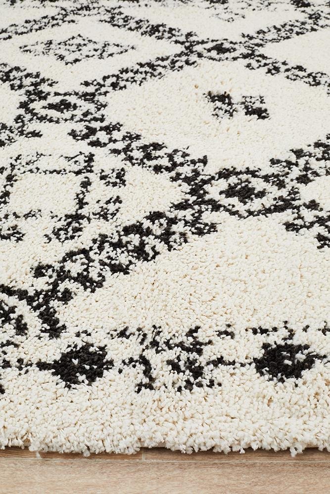 Saffron 33 White Rug - Floorsome - MODERN - SAF - 33 - WHT - 170X120 - MODERN