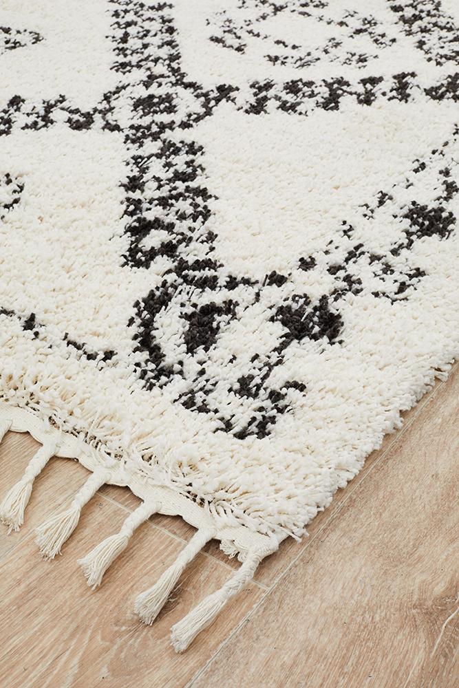 Saffron 33 White Rug - Floorsome - MODERN - SAF - 33 - WHT - 170X120 - MODERN