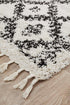 Saffron 33 White Runner Rug - Floorsome - MODERN - SAF - 33 - WHT - 200X80 - MODERN