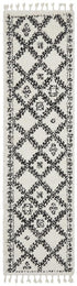 Saffron 33 White Runner Rug - Floorsome - MODERN - SAF - 33 - WHT - 200X80 - MODERN