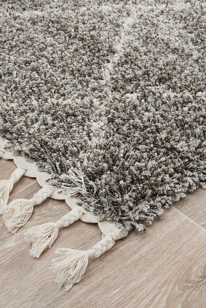Saffron 44 Grey Runner Rug - Floorsome - MODERN - SAF - 44 - GRY - 200X80 - MODERN