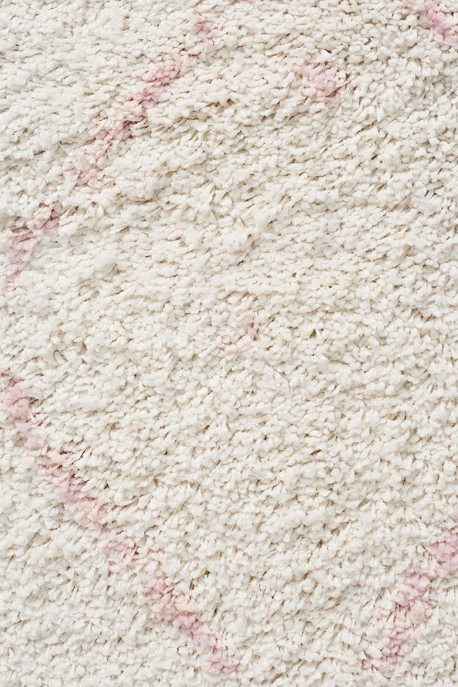 Saffron 44 Pink Runner Rug - Floorsome - MODERN - SAF - 44 - PNK - 200X80 - MODERN