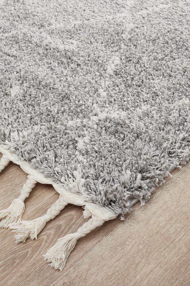 Saffron 44 Silver Runner Rug - Floorsome - MODERN - SAF - 44 - SIL - 200X80 - MODERN