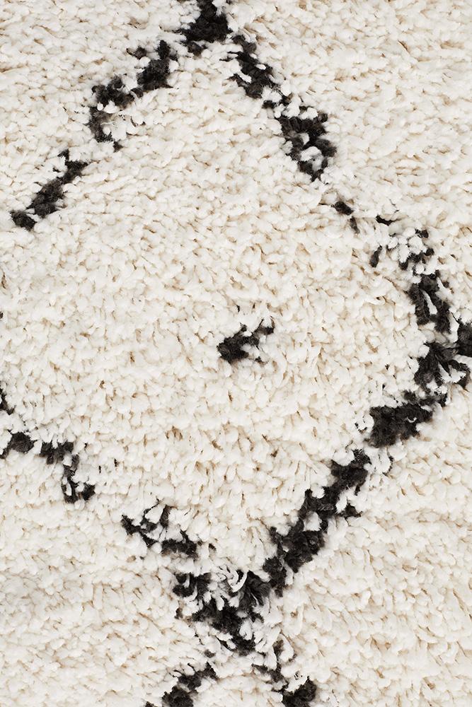 Saffron 44 White Runner Rug - Floorsome - MODERN - SAF - 44 - WHT - 200X80 - MODERN