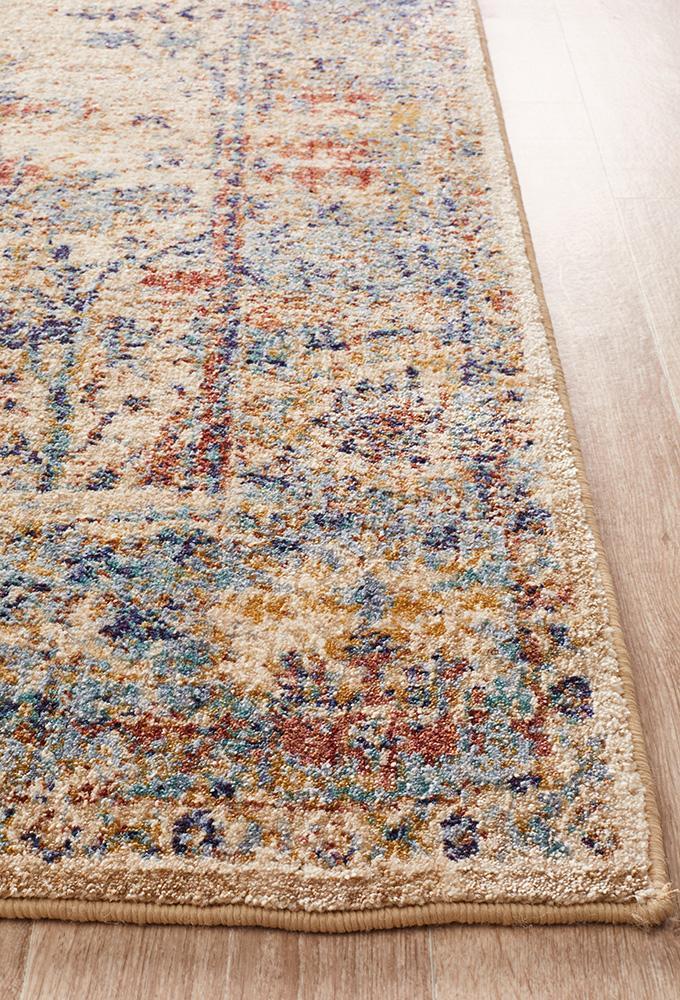 Sanremo Stunning Designer Rug Ivory Blue - Floorsome - Modern - ANA - 255 - SAND - 230X160 - Modern