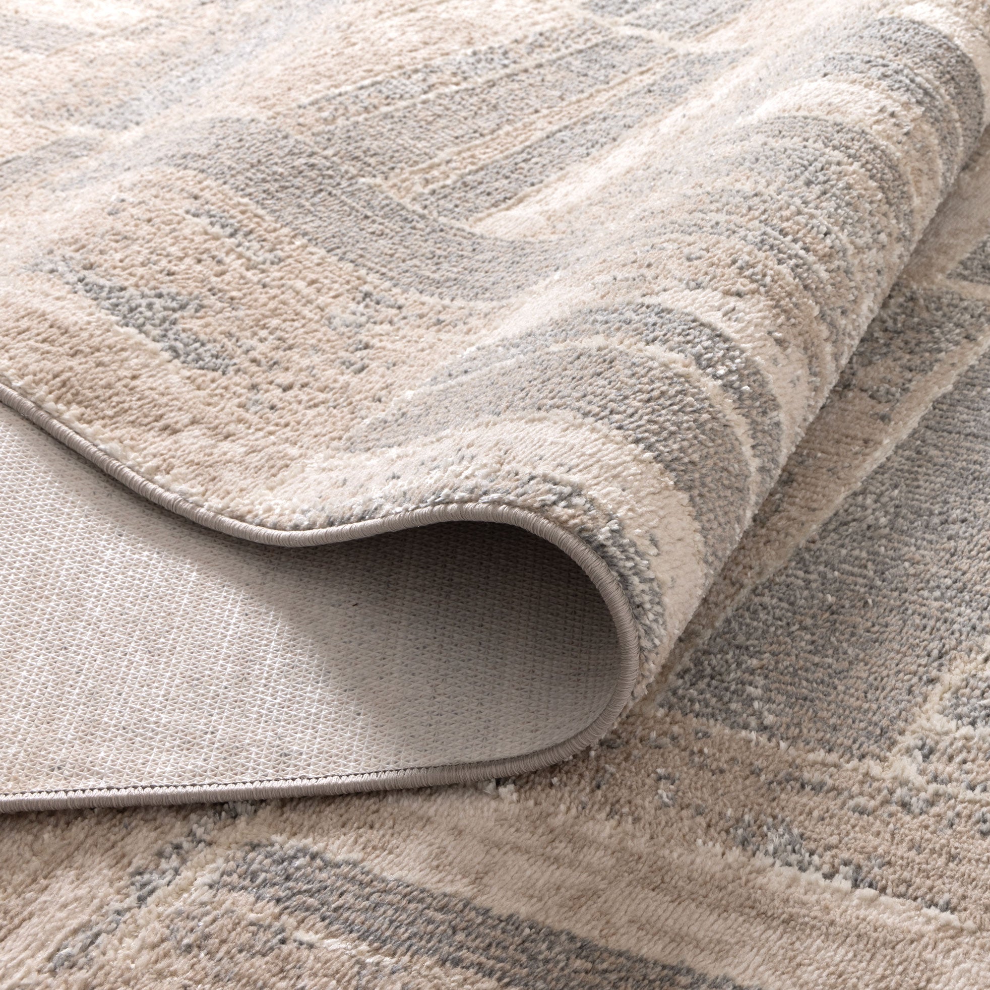 Santana Tetris Neutral Rug - Floorsome - Area Rug - SAN16004 - Area Rug