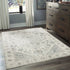 Santiago Grey Traditional Machine Washable Rug - Floorsome - Modern - MWRSANTGO090150 - Modern