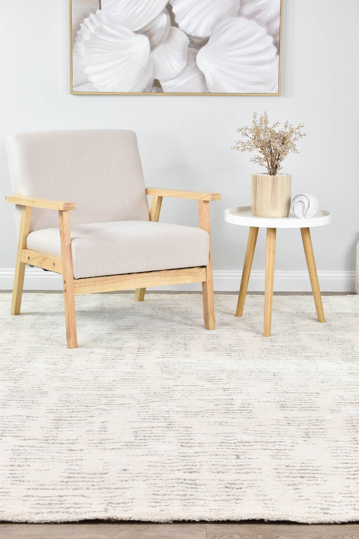 Scandanavian Cream Grey 50745 657 - Floorsome - MODERN - LIDO - 50745657 - 160x230 - MODERN