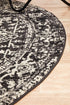 Scape Charcoal Transitional Round Rug - Floorsome - Modern - EVO - 253 - CHAR - 150X150 - Modern