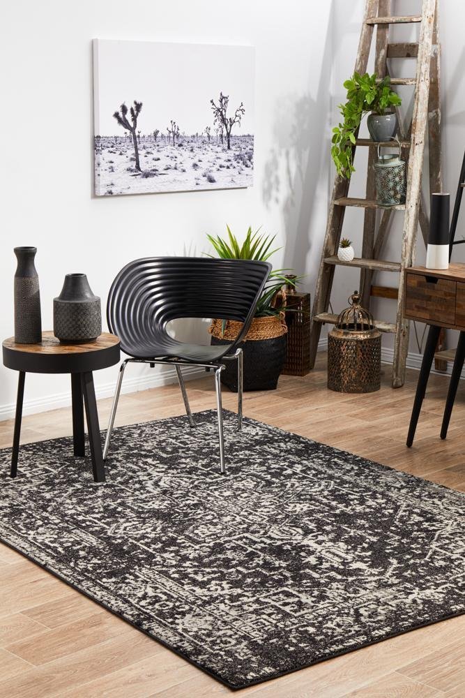Scape Charcoal Transitional Rug - Floorsome - Modern - EVO - 253 - CHAR - 230X160 - Modern