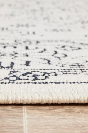 Seaside Boho White Indoor Outdoor Rug - Floorsome - SEASIDE COLLECTION