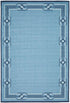Seaside Border Blue Indoor Outdoor Rug - Floorsome - SEASIDE COLLECTION - SSD - 6666 - BLU - 160X110 - SEASIDE COLLECTION