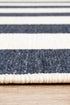 Seaside Stripes Navy White Indoor Outdoor Rug - Floorsome - SEASIDE COLLECTION - SSD - 4444 - NVWH - 160X110 - SEASIDE COLLECTION