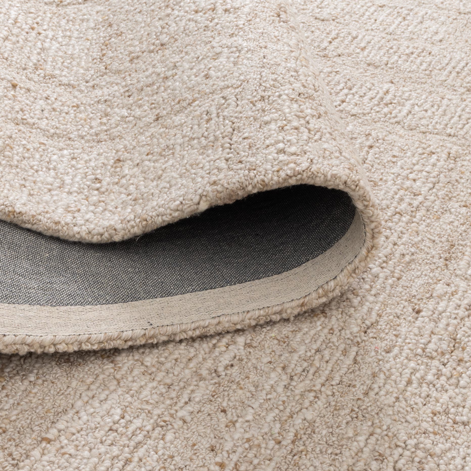 Seren Beige Modern Wool Rug - Floorsome - Area Rug - SERE160BEIG - Area Rug