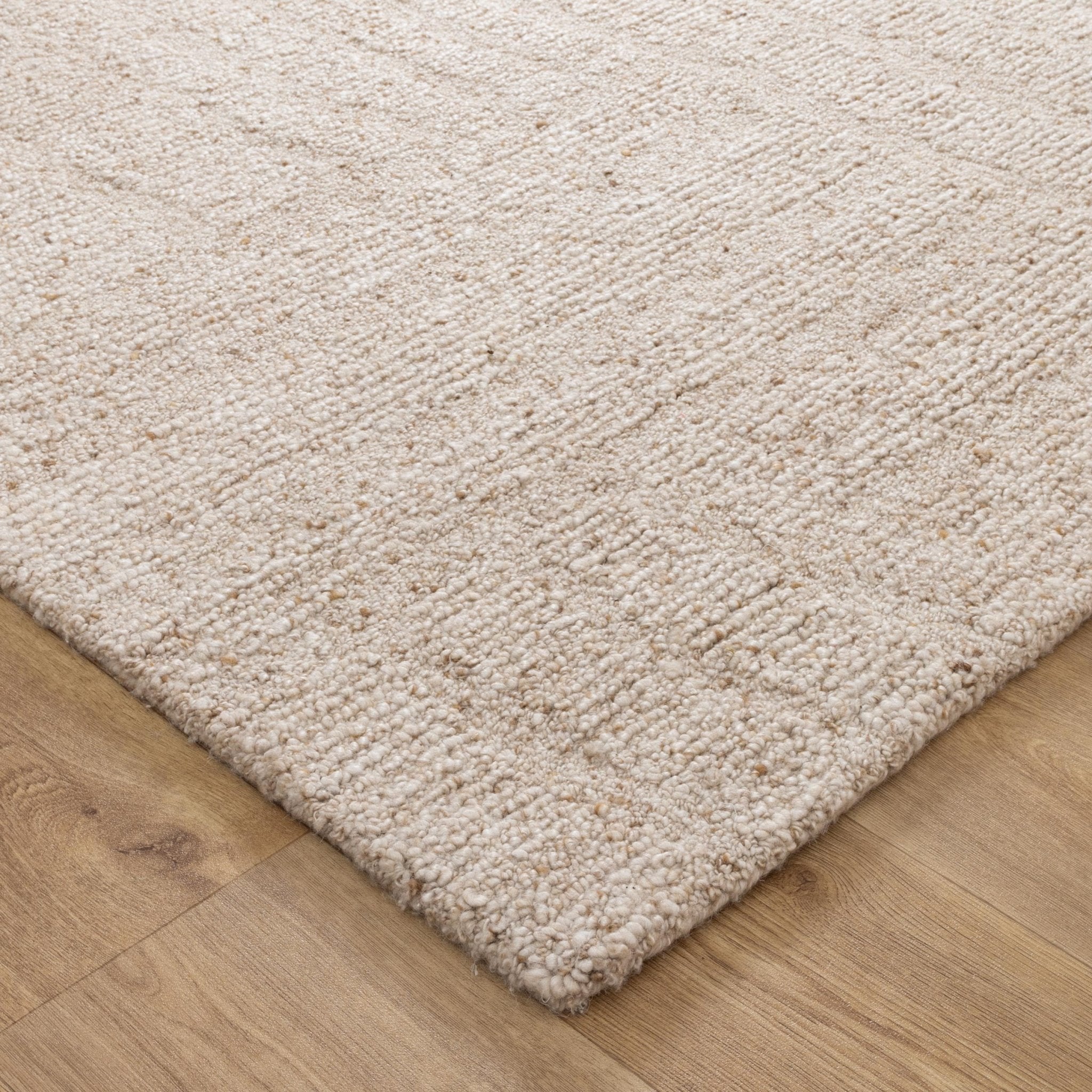 Seren Beige Modern Wool Rug - Floorsome - Area Rug - SERE160BEIG - Area Rug