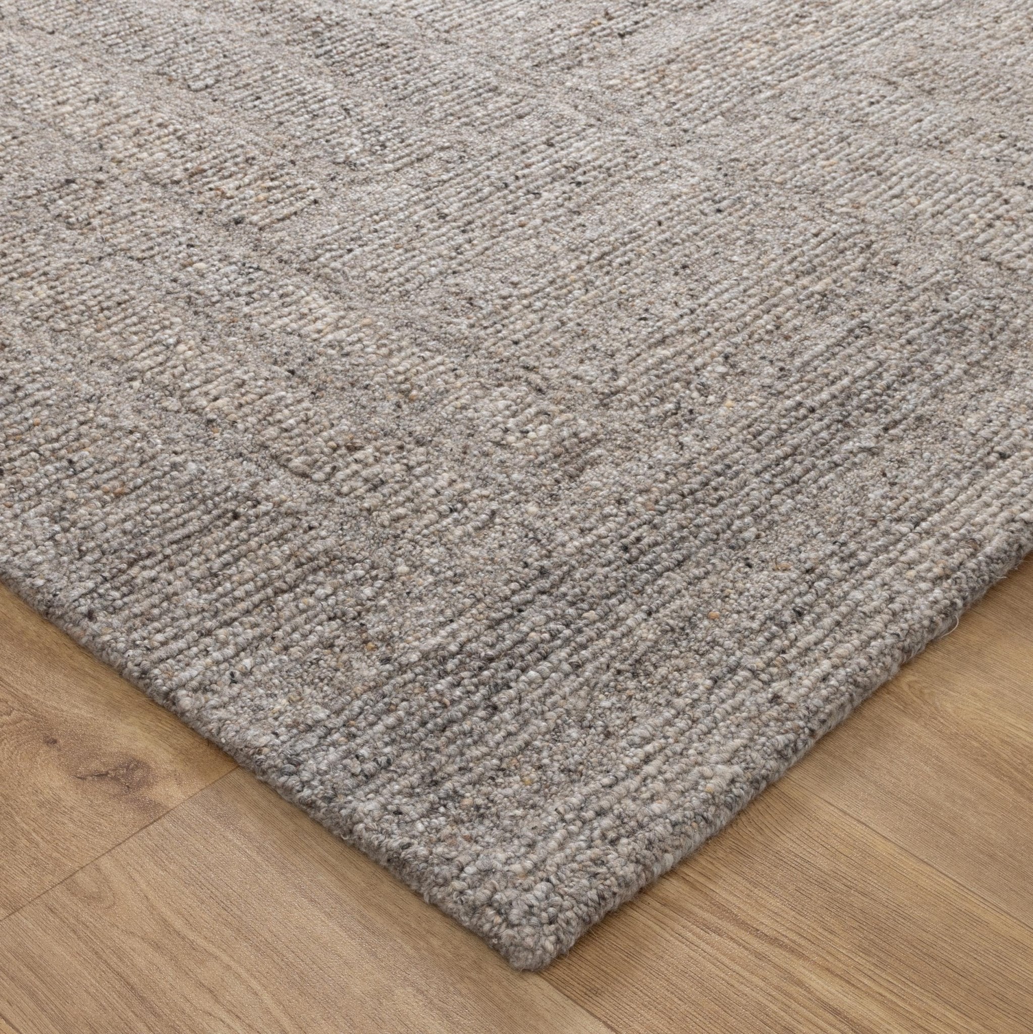 Seren Brown Grey Modern Wool Rug - Floorsome - Area Rug - SERE160BGRE - Area Rug