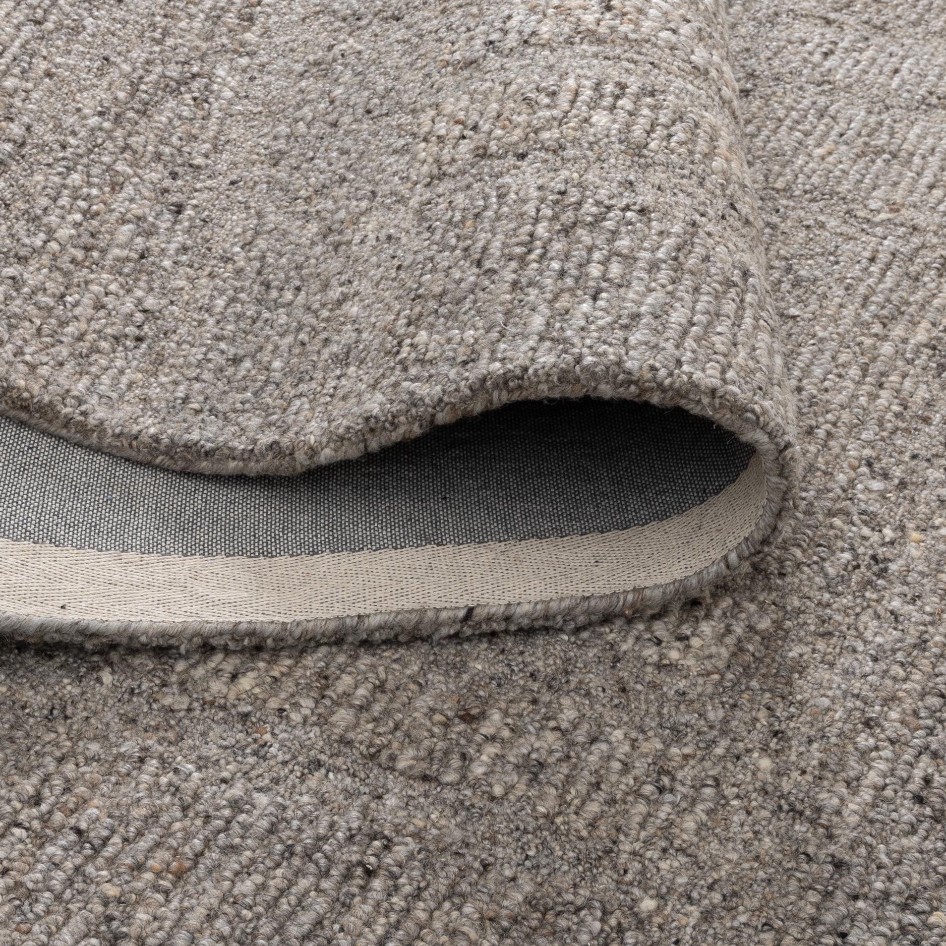 Seren Brown Grey Modern Wool Rug - Floorsome - Area Rug - SERE160BGRE - Area Rug