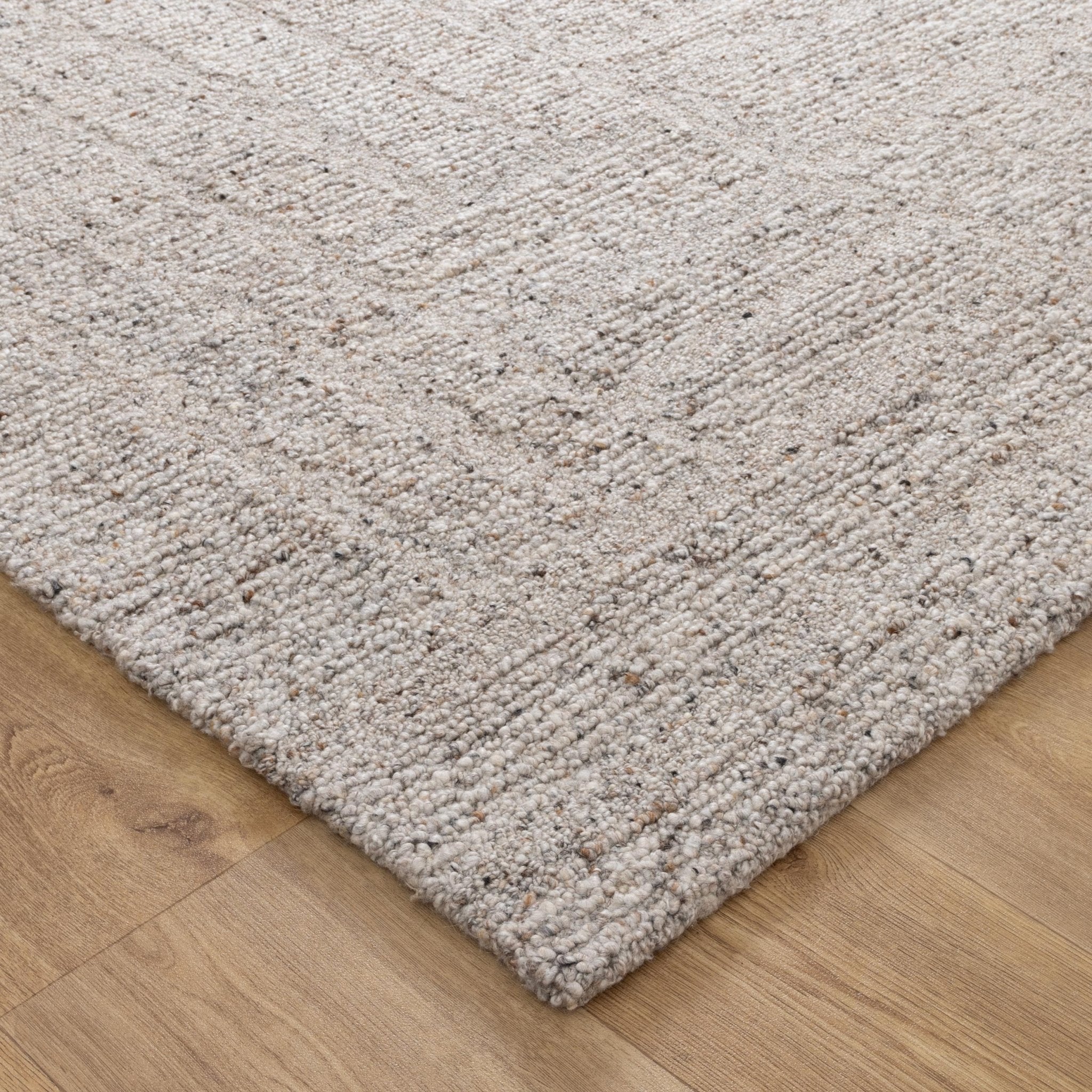 Seren Greige Modern Wool Rug - Floorsome - Area Rug - SERE160GREI - Area Rug