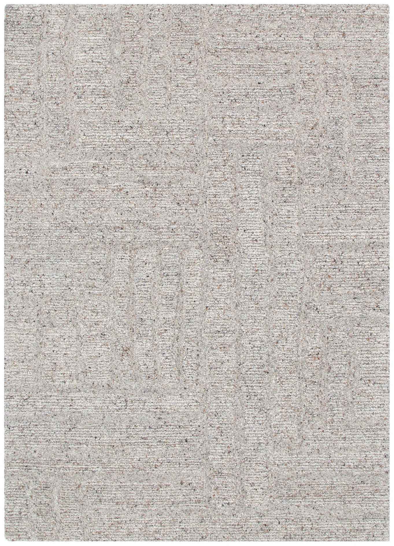 Seren Greige Modern Wool Rug - Floorsome - Area Rug - SERE160GREI - Area Rug