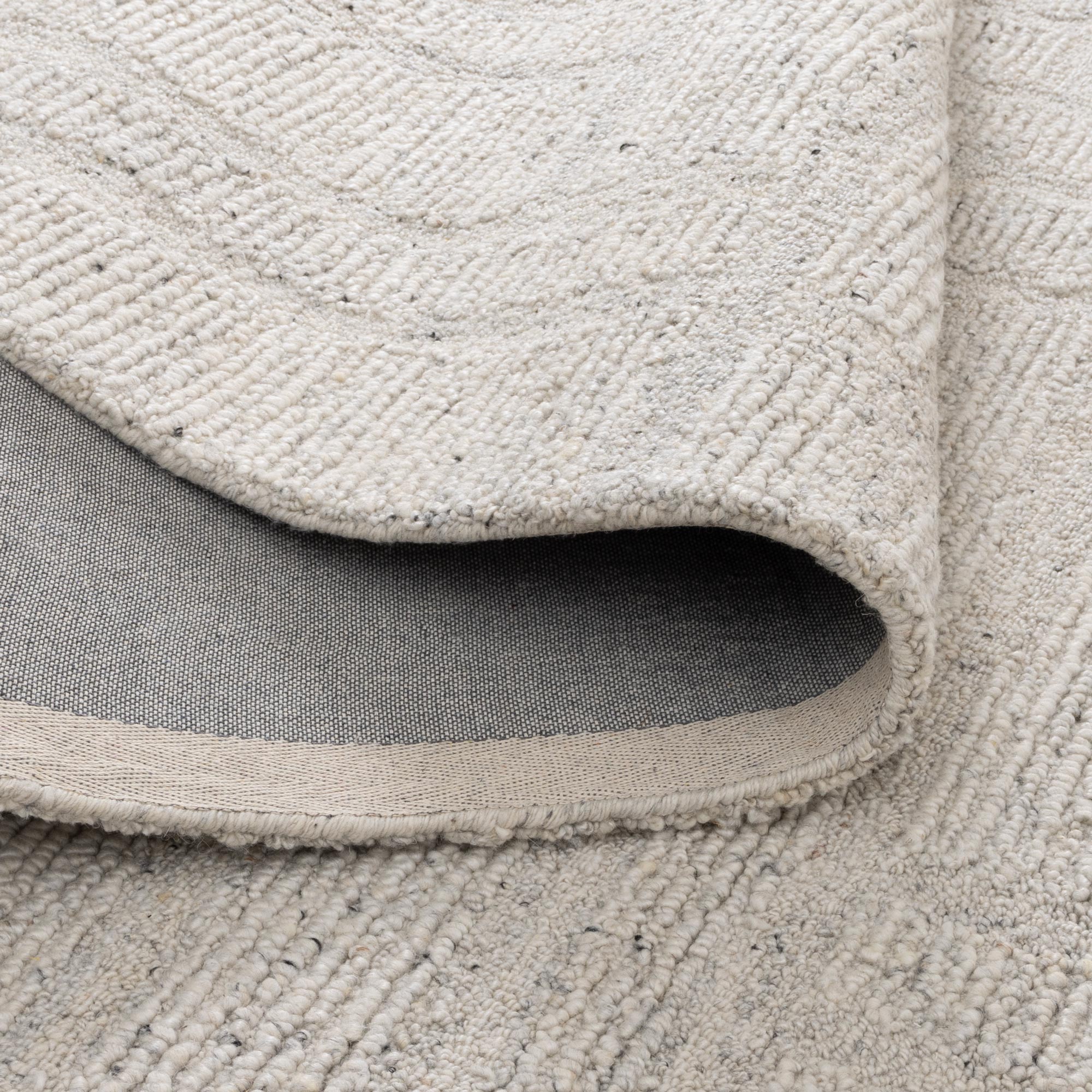 Seren Silver Modern Wool Rug - Floorsome - Area Rug - SERE160SILV - Area Rug