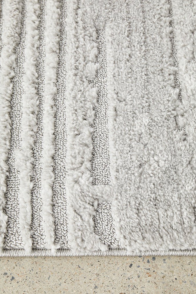 Serenade Ezra Silver Rug - Floorsome - Serenade Collection - SER - EZRA - SIL - 230X160 - Serenade Collection