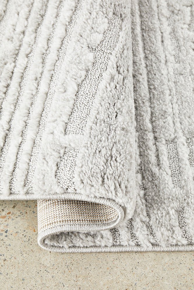Serenade Ezra Silver Rug - Floorsome - Serenade Collection - SER - EZRA - SIL - 230X160 - Serenade Collection