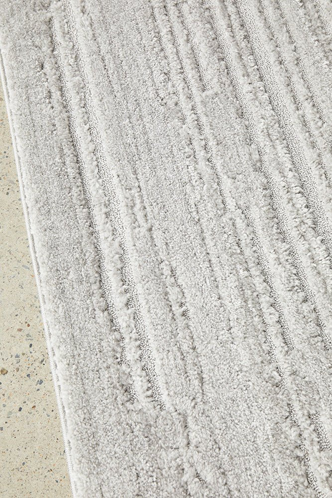 Serenade Ezra Silver Rug - Floorsome - Serenade Collection - SER - EZRA - SIL - 230X160 - Serenade Collection
