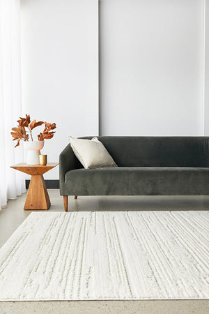 Serenade Ezra White Rug - Floorsome - Serenade Collection