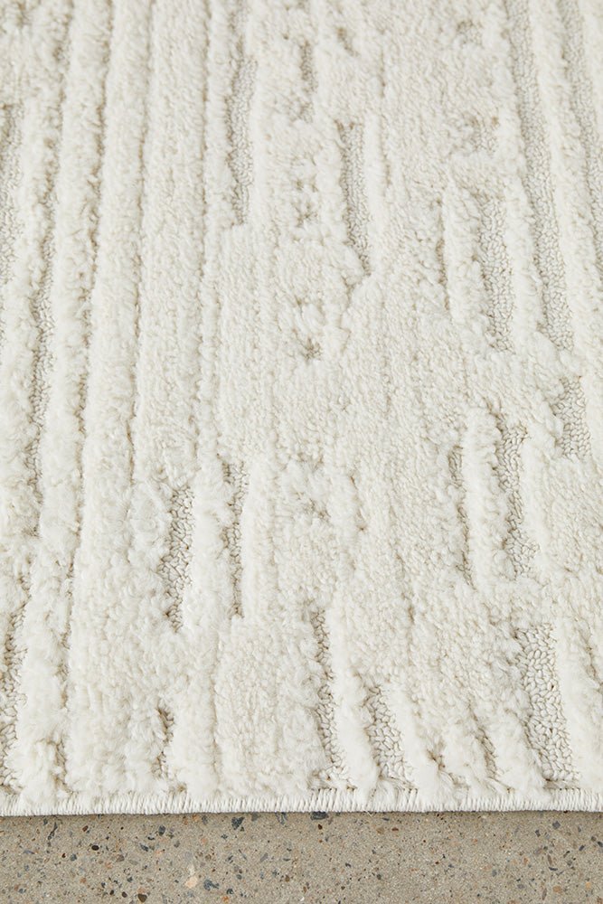 Serenade Ezra White Rug - Floorsome - Serenade Collection - SER - EZRA - WHT - 230X160 - Serenade Collection