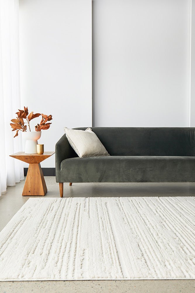Serenade Ezra White Rug - Floorsome - Serenade Collection - SER - EZRA - WHT - 230X160 - Serenade Collection