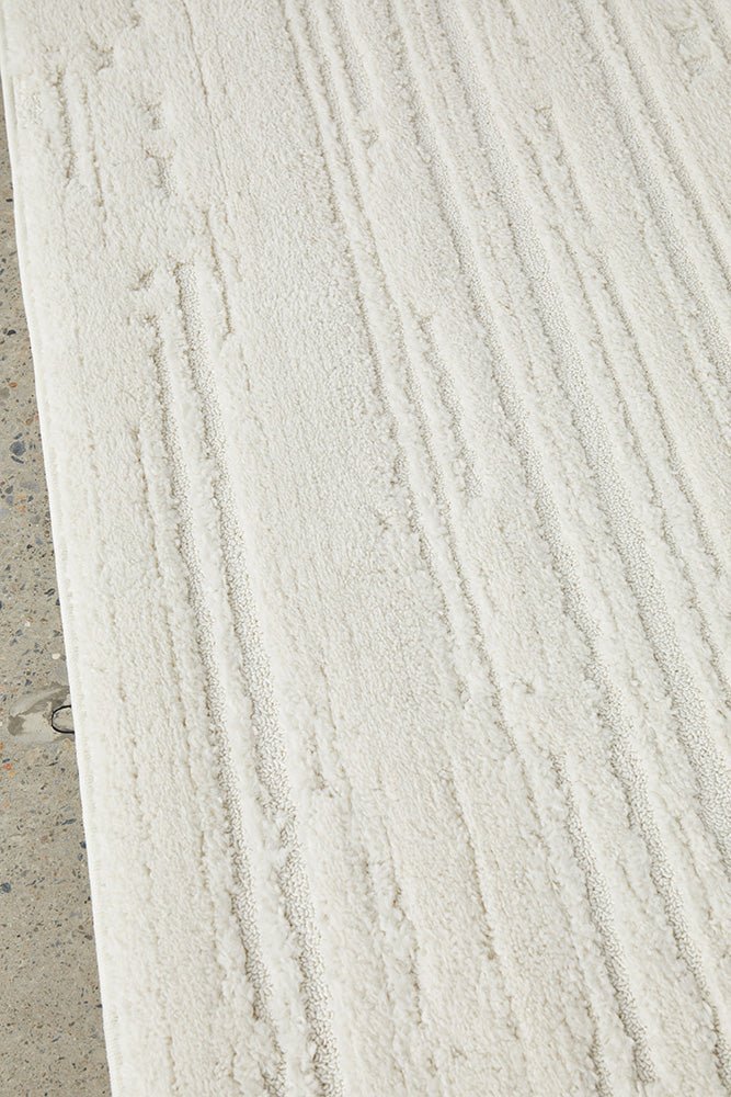 Serenade Ezra White Rug - Floorsome - Serenade Collection - SER - EZRA - WHT - 230X160 - Serenade Collection