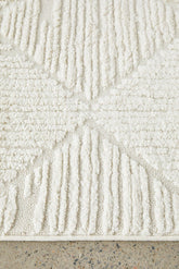 Serenade Shilo White Rug - Floorsome