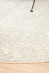 Shine Silver Transitional Round Rug - Floorsome - Modern - EVO - 252 - SIL - 150X150 - Modern
