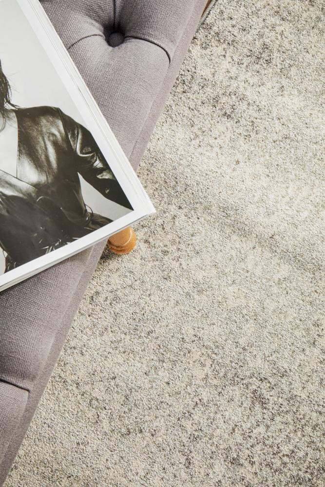 Shine Silver Transitional Runner Rug - Floorsome - Modern - EVO - 252 - SIL - 300X80 - Modern