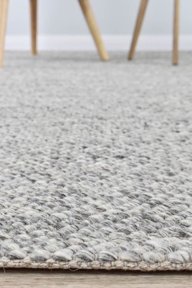 Sibley Silver Wool Rug - Floorsome - FLATWEAVE - SIBBLE - SIL - 160X230 - FLATWEAVE